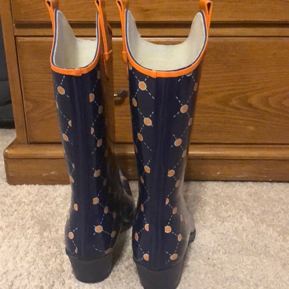 Blue & orange Stadium Stomper Rain Boots - Picture 4 of 4